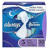 Always Infinity Feminine Pads for Women, Size 5