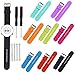 Garmin Forerunner Bands, BeneStellar Replacement Sport Colourful Bands for Garmin Forerunner 230 / 235 / 630 / 220 / 620 / 735 GPS Golf Watch (08-Pack)