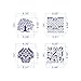 ART Kitchenware New 8pcs/set Castle/Tree/Music Notes/Glasses Cake Design Stencil Set Plastic Template for Fondant Cake Decoration Cookies Decorating Stencil Tool ST-833 Beige/Semi-Transparent