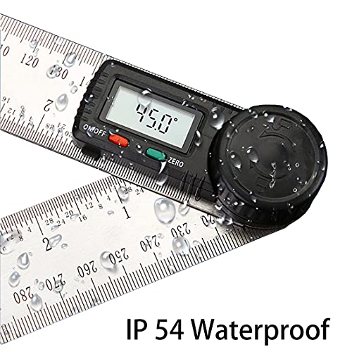 OLI Digital Angle Finder Protractor, 2in1 Stainless Steel Angle