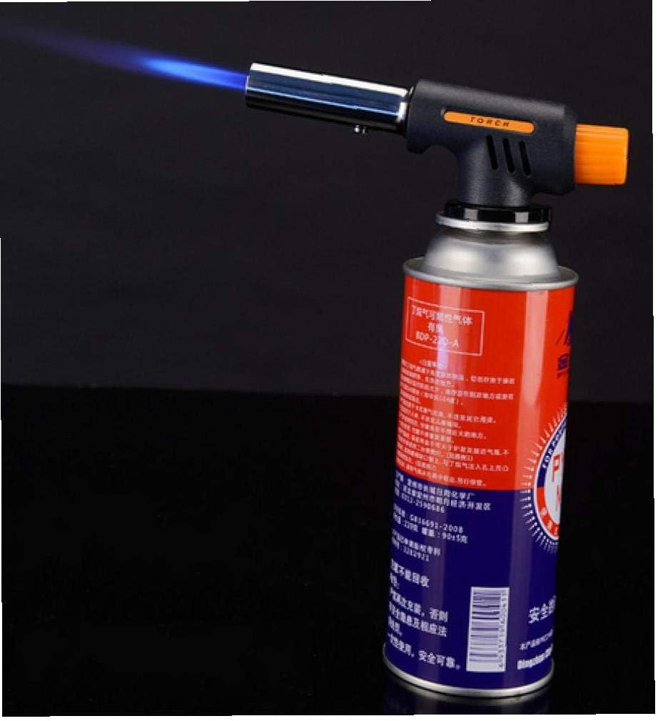 Mobile Gun Burner Flame Gas Burner Ignition Iron Lighter Fire Starter Lighter Outdoor Camping Blue Picnic