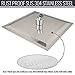 Showerheads For the Bathroom 12 Inch Stainless Steel Square Adjustable Fixed Rainfall Shower Head High Pressure with Chrome Finish,For the Best Relaxation and Spa