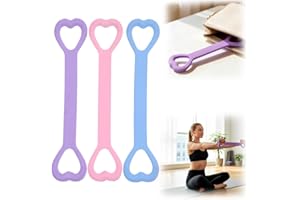 2026 Resistance Bands Figure 8 Exercise Bands for Women, Elastic Bands for Working Out Arm Back Shoulder Training Elastic Rop