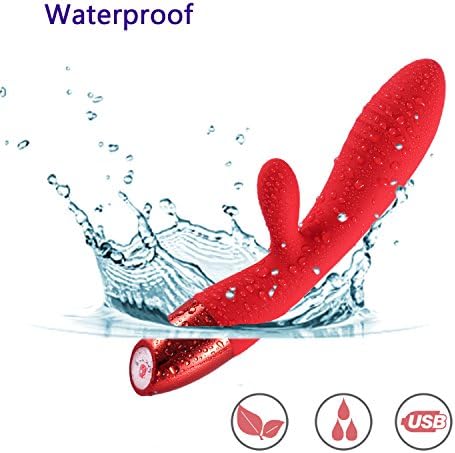 Powerful Cordless Heating Mode Wand Massager with Dual Motors - 10 Strong Speed Mode - 100% Waterproof Silicone - Magnetic USB Charging - Memory Function Always Keep Your Favorite Massager Time.
