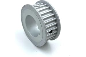 RHKING 28 Teeth 1" Bore Timing Belt Pulley HTD 5M Aluminum Synchronous Wheel Pitch 5mm Tooth for 15mm Width Belt