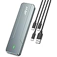 JEYI M.2 Enclosure, USB 3.2 Gen 2 10Gbps M.2 NVMe SSD Enclosure NVME PCI-E M-Key External SSD Enclosure Support UASP Trim (Fits NVMe PCIe 2280 SSD JMS583A3)
