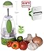 Ohana Magic Onion Chopper Vegetable Food Garlic Fruit Tomato Slap Chop Chopper Slicer Cutter Dicer + FREE Hand Peeler
