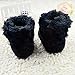 Weixinbuy Baby Girls Knit Soft Fur Winter Warm Snow Boots Crib Shoes