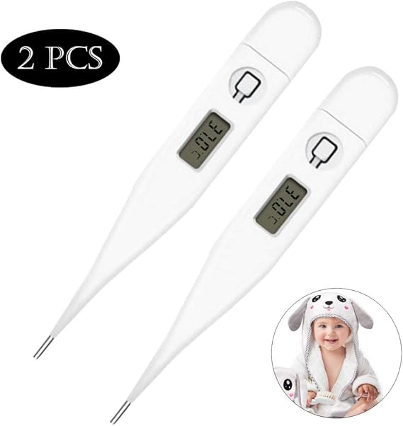 Digital Thermometer,Baby Rectal ThermometerFast Readings in 10 Seconds