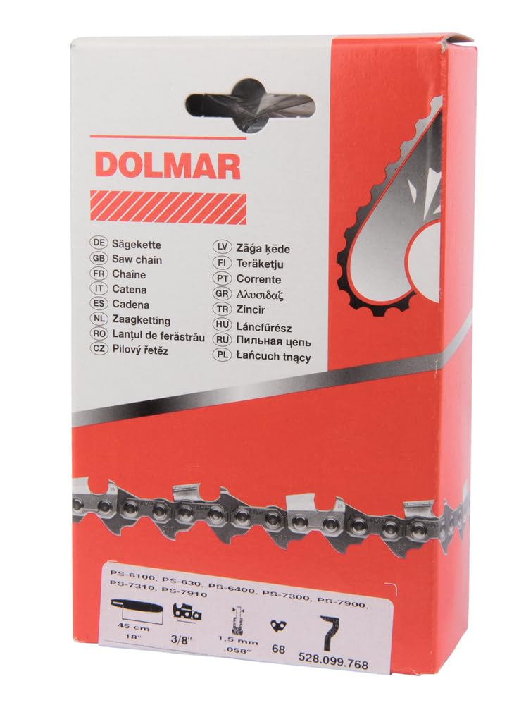 Makita 528099768 45 cm18-Inch "68 D Links" Saw Chain - Multi-Colour