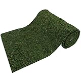 FUNFLO Roll of Moss Table Runner for Woodland Wedding Decor, Green (12
