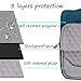 MOSISO Polyester Multifunctional Briefcase Handbag Compatible with 13-13.3 inch Laptop, Pure Teal