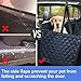 GELOO Bench Car Seat Cover Protector Waterproof, Dog Car Seat Cover for Back Seat, Heavy-Duty and Nonslip Pet Seat Covers, Universal Size Fits for Cars Trucks and SUVs
