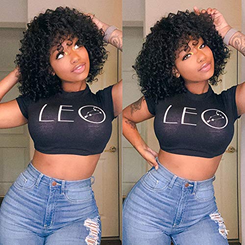 Alibeauty-Short-Curly-Human-Hair-Wigs-with-Bangs-for-Black-Women-150-Density-9A-Brazilian-Virgin-Kinky-Curly-Non-Lace-Front-Wigs-Human-Hair-Bangs-Glueless-Half-Machine-Made-Hair-Wigs-Natural-Black10