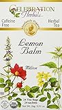 Celebration Herbals Lemon Balm Tea Bags, 24 Count