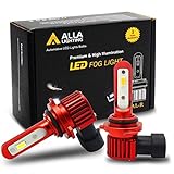 Alla Lighting 5200lm AL-R HB4 9006 LED Yellow Fog Lights Bulbs Xtreme Super Bright 12V 3000K Amber 9006 LED Bulbs Replacement for Cars, Trucks