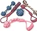 BK PRODUCTS LLC 8 Extra Large Dog Rope Toys for Large Breed Puppy and Medium to Large Dogs - Set of Nearly Indestructible Dog Toys for Tug of War, Fetch Play or Teething