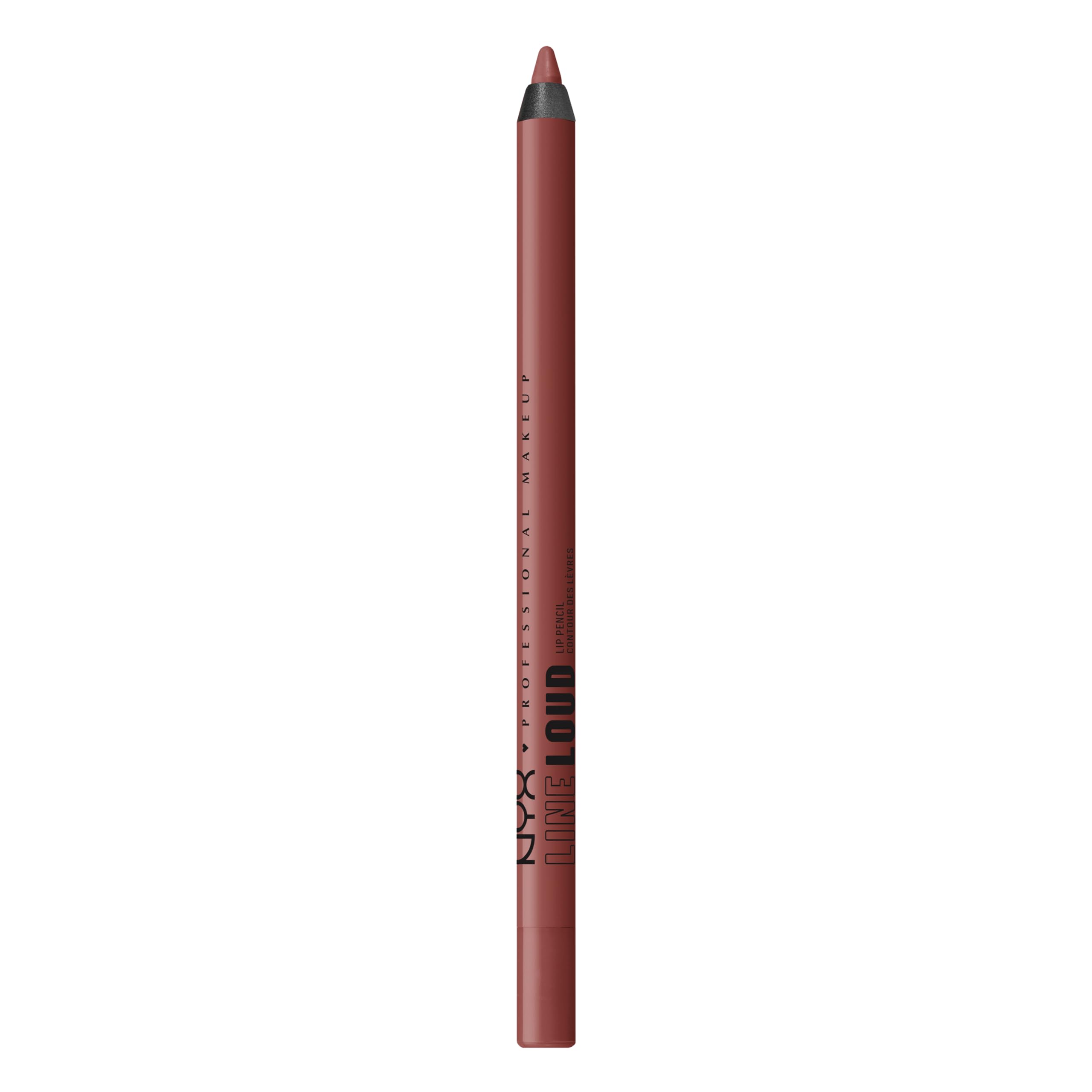 NYX Professional Makeup Line Loud Lip Pencil, Waterproof, Infused withJojoba Oil & Vitamin E, Smooth Comfy Lips, Soft Matte Finish, Vegan Formula, Leave A Legacy