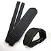 Groupcow 2 Pair Bicycle Pedal Straps Bike Feet Strap Tape for Fixed Gear Bike Blackthumb 1