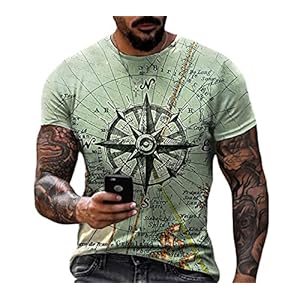 JFX 3D-print T-shirt heren polyester sport korte mouw ronde lead vrije tijd