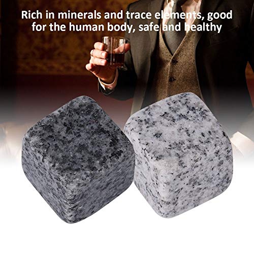 Whisky Stones, Set of 9 Whisky Wine Chilling Stones Set Bar Home Drink