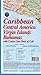Caribbean, Central America, Virgin Islands and Bahamas Map with Cruise Line Ports of Call