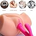 Sex Rabbit Vagina Anal Male Masturbator Sex Doll 3D Realistic Silicone Pussy Ass Vagina Anus Butt Adult Toy for Men Masturbation Gift 5 Pound Sexy Carlie