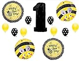 BUMBLEBEE 1st First Happy Birthday Party balloons Decorations Supplies by Anagram