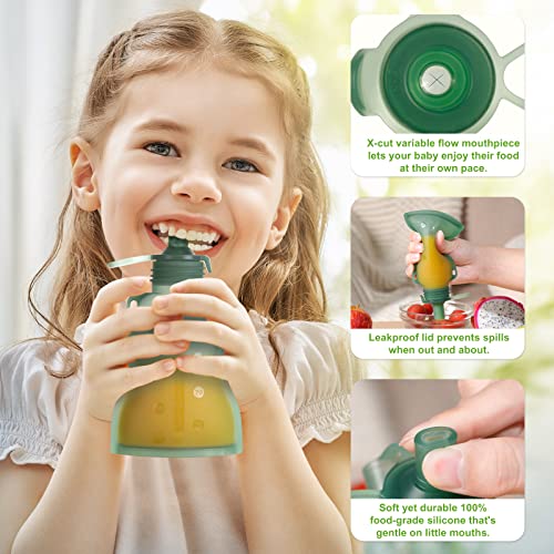 haakaa Yummy Pouch Reusable Baby Food Pouch, Reusable Pouches for