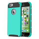 iPhone 6 Case,iPhone 6s Case,Vogue shop Hybrid High Impact Heavy Duty Dual Layer Hard PC Outer Shell with Soft Rubber Inner Armor Defender Case Cover for Apple iPhone 6 6s 4.7 inch Screen
