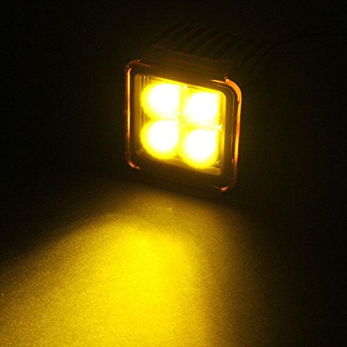 Auxbeam Led Light Pods Cover Amber ONLY 3 Inch Lights ASIN B00XVBEA9M