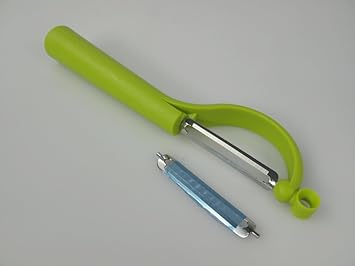 TUPPERWARE Schäler Schälfix grün Profischäler D82+Ersatzklinge für D82 Schälfix P 22972