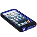 Black/Blue Hybrid Rugged Hard Silicone Case Cover w/Stand for Apple iPod Touch 5th 6th Gen Generation 5G 5 6G 6
