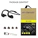 Wireless Waterproof Sports Earphones for Call and Music,NFC quick Pairing Bluetooth 4.1 Bluetooth Earbuds Sweat and Splash Proof with Superior Audio Performance Microphone Headset (BLACK)