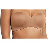 MaidenForm Womens Strapless Wireless Bra Brown 40DD