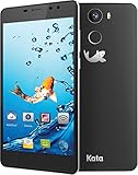 Kata C2 - 5.5-inch Super HD IPS Quad Core International Unlocked Smartphone Android 6.0 - Super Slim HD 1.3 GHz Dual Sim Card GSM 13MP Camera (Dark Grey)