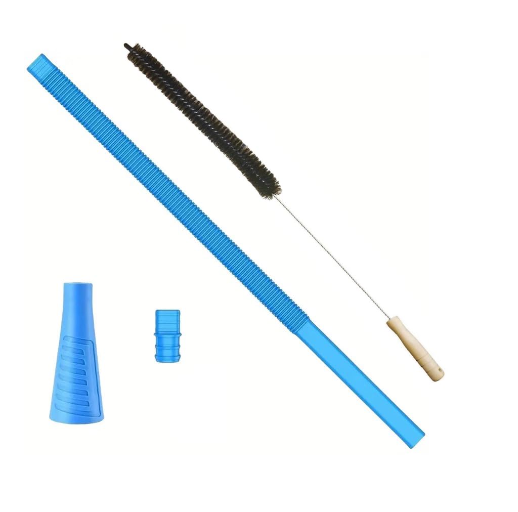 Photo 1 of Clothes Dryer Vent Cleaner Kit with Vacuum Hose Attachment Brush, Lint Remover, Dryer Vent Vacuum Hose (Half Brush)