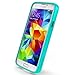 Caseology Frostback for Galaxy S5 Case (2014) - Frost Clear - Mint Green