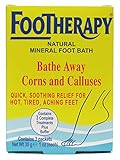 FooTherapy Natural Mineral Foot Bath, Soothing Relief For Tired, Sore Feet, 3 packets