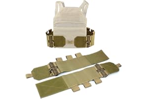 Zamudam Elastic Tactical Vest Cummerbund Quick Release Mounting Strap for Vest JPC/CPC/LBT/LBX/FCPC with Magazine Pouches