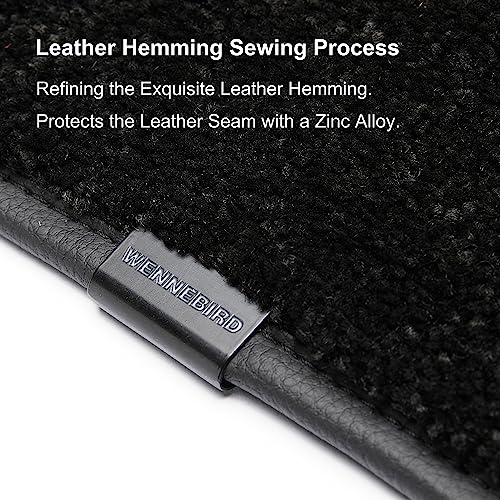 WENNEBIRD Carpet Floor Mats for Tesla Model 3 Highland 2024-2026, 3Pc | 1.5 cm Ultra-Thick Plush Carpet, Noise-Reducing Comfort, Waterproof TPE Layer, Anti-Slip Backing