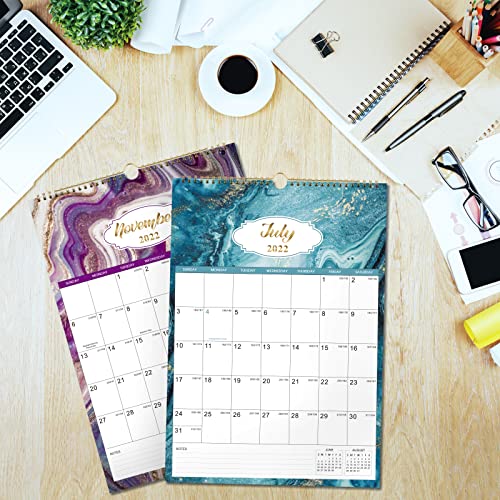 2022 Wall Calendar Monthly Wall Calendar 2022 with Thick Paper, 12" x