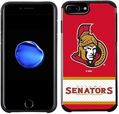 Apple Iphone 8 Plus Iphone 7 Plus Iphone 6s Plus Iphone 6 Plus Nhl Licensed Ottawa Senators Red Jersey Textured Back Cover On Black Tpu Skin Buy Online At Best Price In Uae