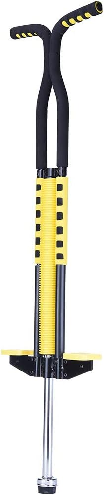 YUBINK Pogo Stick Stilts Springs Doll Jump Balance Sports Trainer Outdoor Sports (US Shipment) (Yellow)