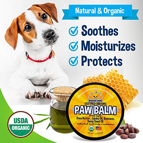 Organic Paw Balm for Dogs & Cats All Natural Soothing & Healing for