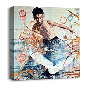 Abstract Bricks Feature Painting Artwork for Home Framed