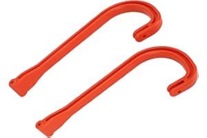 Snowmobile Ski Handles, 3639‑865 A Pair Red Ski Handle Loop Set, Compatible with Arctic Cat ZR Parabolic Style 1995 ‑ 2006, Z