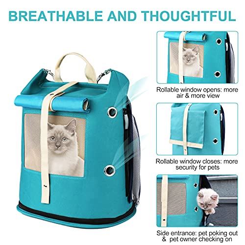 Cat Carrier Dog Travel Backpack with Ventilated Mesh for Small Cat Dog