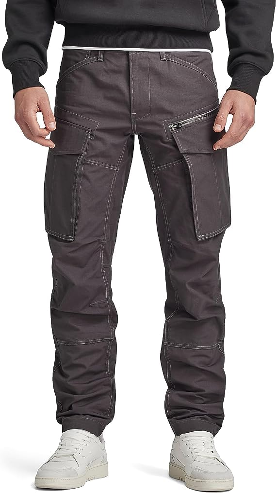 G-STAR Raw Men's Rovic Zip 3D Straight Tapered Fit Cargo Pants,Shadow,34W x 30L Image