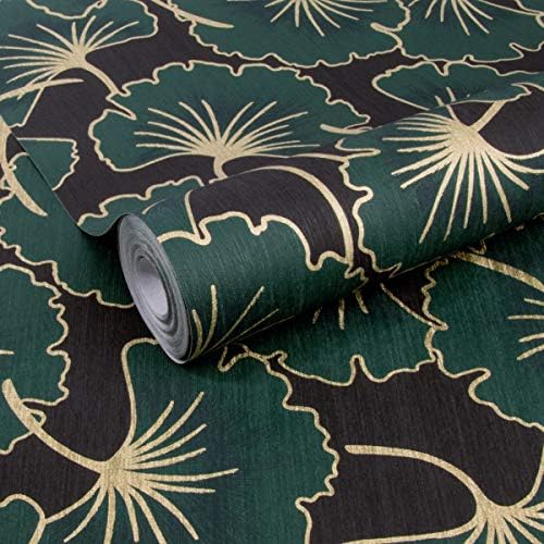 Téléchargement gratuit Images Superfresco Easy Papier Peint Intisse Gingko Feuille Noir Vert 10m dernière par